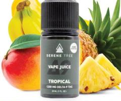 Serene Tree Delta-9 THC Green Apple Vape Juice 1200mg In Pakistan-03001597100
