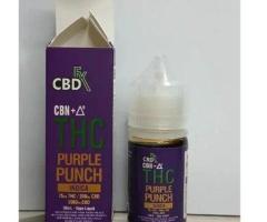 CBDFX CBD + Delta-9 THC Vape Juice – Purple Punch In Karachi