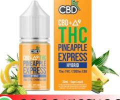 CBD+ ∆9 THC Vape Juice: Pineapple Express – Hybrid In Pakistan-03001597100